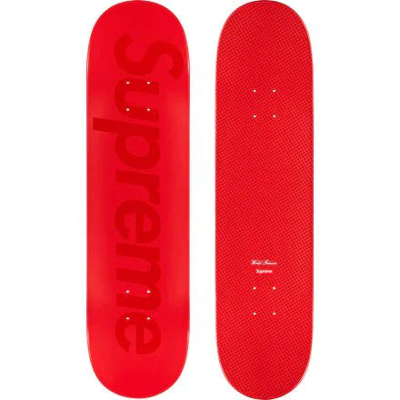 Supreme Tonal Box Logo Skateboard Deck Red - 8.25